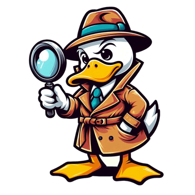 duck detective logo